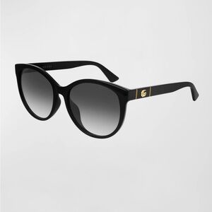 Gucci Cat-Eye GG Injected Sunglasses
